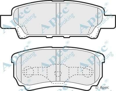 APEC PAD1390 Brake Pad