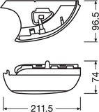 Osram LEDDMI 5G0 BK S LEDriving Dynamic LED Mirror Indicator-Black Edition, Set of 2