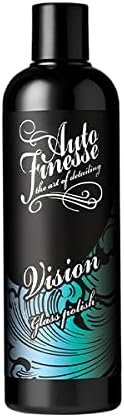 Auto Finesse Vision Glass Polish An advanced polish for removing stubborn stains from glass. Safe for use on tints and chrome.