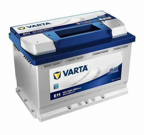 096 TYPE VARTA E11  CAR BATTERY 12V 74AH 680A 4YEAR WARRENTY NEW