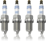 Bosch FR8DPP33 (+45) - Spark Plugs Double Platinum - Set of 4