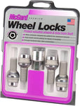28025SU Wheel Lock Bolts SU M14 x 1,5, radius seat, shaft length 41,0 mm, Overall length 62,8 mm, Hex size 17mm, Key diameter 25,8 mm