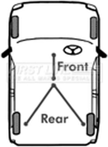 First Line FKB3067 Parking Brake Cable