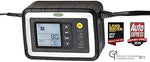 Ring RSC612 12A Smart Battery Charger, 12V Vehicles to 5.0L, All Battery Types, Stop/Start, 7 Stage Charge Cycle, Repair Functions, 4 Diagnostic Tests, Black