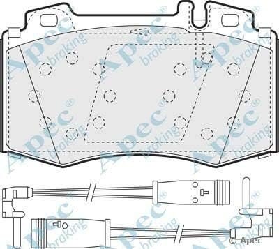 AUTOMOTIVE POWER EQUIPMENT CO PAD1535 Brake Pad