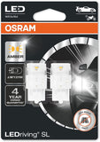 OSRAM LEDriving® SL, ≜ W21W, White 6000K, LED signal lamps, Off-road only, non ECE, Double Blister
