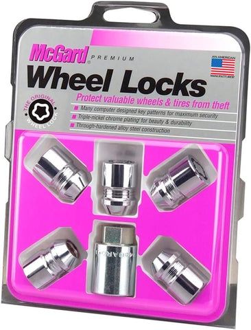 24557SU Wheel Lock Nuts SU, 5 lock set M12 x 1,5, cone seat, total length 32,5 mm, Hex size 21mm