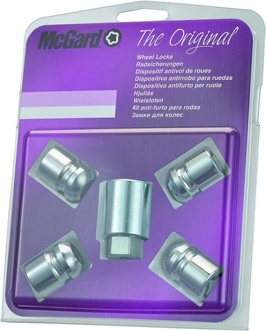 25000SU Wheel Lock Nuts SU M12 x 1,5, radius seat, Overall length 29,9 mm, Hex size 19mm, Key diameter 27,7 mm
