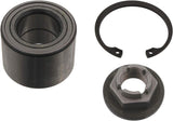 febi bilstein 19183 Wheel Bearing Kit with axle nut and circlip, pack of one