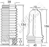 First Line FSG3167 Bellow, Steering Mechanism