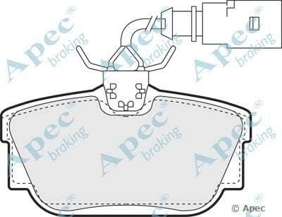 APEC PAD1215 Brake Pad