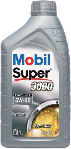 Mobil Super 3000 Formula F Fully Synthetic Engine Oil 5W-20-1 Litre