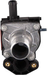 febi bilstein 49187 Thermostat Housing with thermostat, seal and temperature switch, pack of one