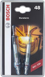 Bosch 48 - Glow plug Duraterm High Speed - Blister - pack of 2 - for diesel engine vehicles