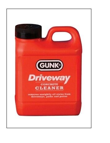 Gunk Driveway Cleaner Oil Stain Remover Garage Floor Paths Patio Cleanse 1 Litre
