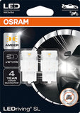 OSRAM LEDriving® SL, ≜ W21W, White 6000K, LED signal lamps, Off-road only, non ECE, Double Blister