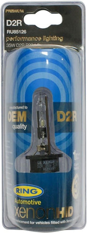 Ring Automotive RU85126 D2R Reflector Gas Discharge Bulb, 85 V, 35 W