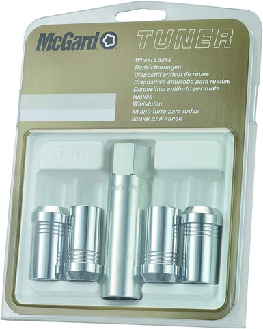 25115SU Wheel Lock Nuts TUNER M14 x 1,5, cone seat, Overall length 41,8 mm, Hex size 22mm, Key diameter 20,2 mm