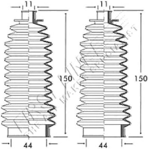 First Line FSG3146 Bellow, Steering Mechanism