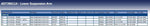 Blue Print ADT386114 Control Arm with bush, pack of one