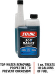 STA-BIL 360 Marine Ethanol Treatment and Fuel Stabilizer - Prevents Corrosion - Helps Clean Fuel System For Improved In-Season Performance - Treats Up To 1,280 Gallons, 1 Gallon. (22250), Gold