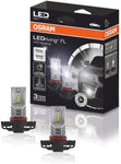 OSRAM LEDriving FL, ≜H8,H11,H16, LED Fog Lamp, Off-road only, non ECE, Folding Carton box (2 units), white