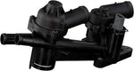 febi bilstein 45080 Thermostat Housing with Sensor, Seal and 2 Thermostats, Pack of 1