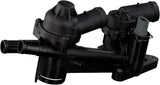 febi bilstein 45080 Thermostat Housing with Sensor, Seal and 2 Thermostats, Pack of 1