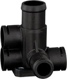 febi bilstein 12405 Coolant Flange for cylinder head, with seal, pack of one