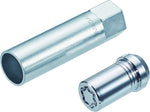 25115SU Wheel Lock Nuts TUNER M14 x 1,5, cone seat, Overall length 41,8 mm, Hex size 22mm, Key diameter 20,2 mm