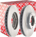 febi bilstein 29980 Brake Disc Set (2 Brake Disc) front, internally ventilated, No. of Holes 5