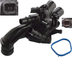 febi bilstein 107657 Thermostat with housing, seal and temperature switch , 1 piece
