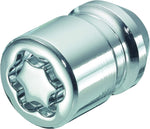 24193SU Wheel Lock Nuts SU 1/2 x 20, cone seat, Overall length 32,5 mm, Hex size 19mm, Key diameter 27,7 mm