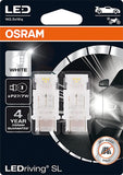 OSRAM LEDriving® SL, ≜ W21W, White 6000K, LED signal lamps, Off-road only, non ECE, Double Blister