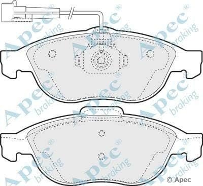 APEC PAD1000 Brake Pad