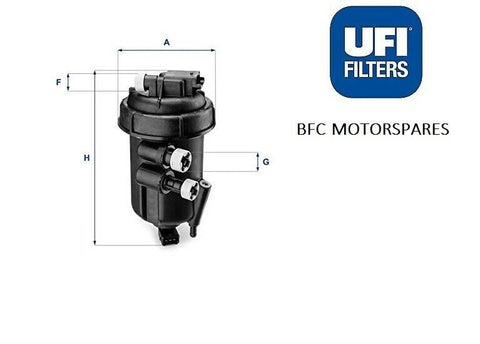 FIAT PUNTO 1.3 188 MULTIJET FUEL FILTER HOUSING UFI 55.108.00
