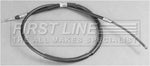 Brake Cable- Left Hand Rear Fits: Volvo 360 82-89