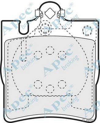 AUTOMOTIVE POWER EQUIPMENT CO PAD1080 Brake Pad