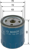 Bosch P3355 - Oil Filter Car