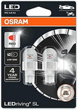 OSRAM LEDriving® SL, ≜ W21W, White 6000K, LED signal lamps, Off-road only, non ECE, Double Blister