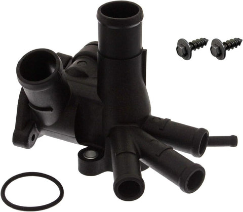 febi bilstein 22746 Coolant Flange for cylinder head with screw kit, pack of one