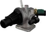 febi bilstein 33956 Thermostat Housing with temperature switch and seal, pack of one