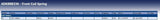 Blue Print ADK888336 Coil Spring, pack of one