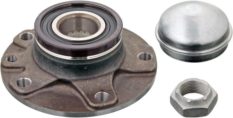 febi bilstein 102778 Wheel Bearing Kit with wheel hub and additional parts, pack of one