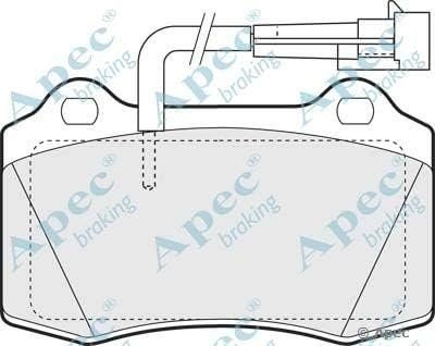 APEC PAD1150 Brake Pad