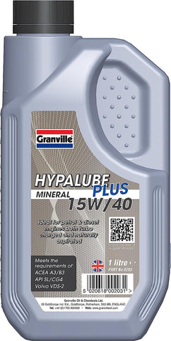 GRANVILLE HL0203 Hypalube Plus 15W/40, 1 Liter