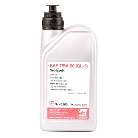 FOR AUDI/VW/SEAT/SKODA/MERCEDES/VOLVO MANUAL GEARBOX TRANSMISSION OIL X2 SEA75W8