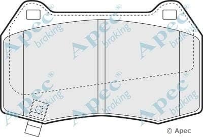 APEC PAD1368 Brake Pad