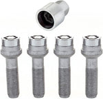 28017SU Wheel Lock Bolts SU M14 x 1,5, radius seat, shaft length 45,0 mm, Overall length 65,7 mm, Hex size 17mm, Key diameter 25,8 mm