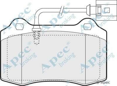 APEC PAD1374 Brake Pad